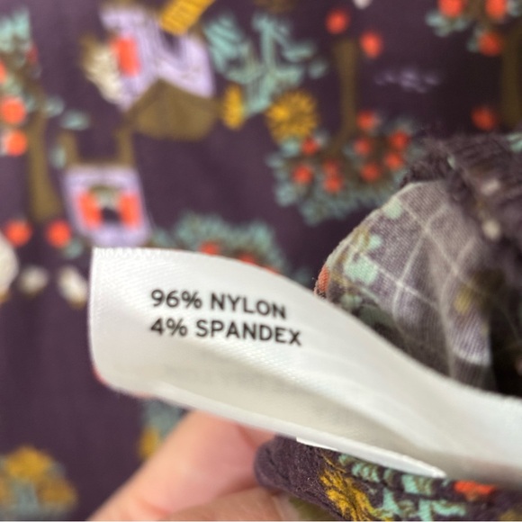 Duluth Trading Co. Heirloom Women’s Gardening Bib Overalls Chicken Farm Print - Picture 7 of 7